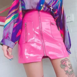 Hot Vinyl Miniskirt