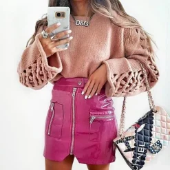 Hot Vinyl Miniskirt