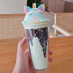 Icecream Unicorn Water Bottles