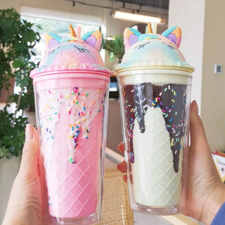 Icecream Unicorn Water Bottles