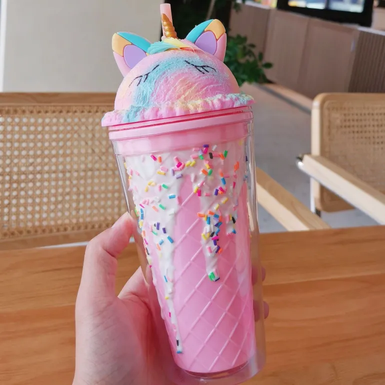 Icecream Unicorn Water Bottles