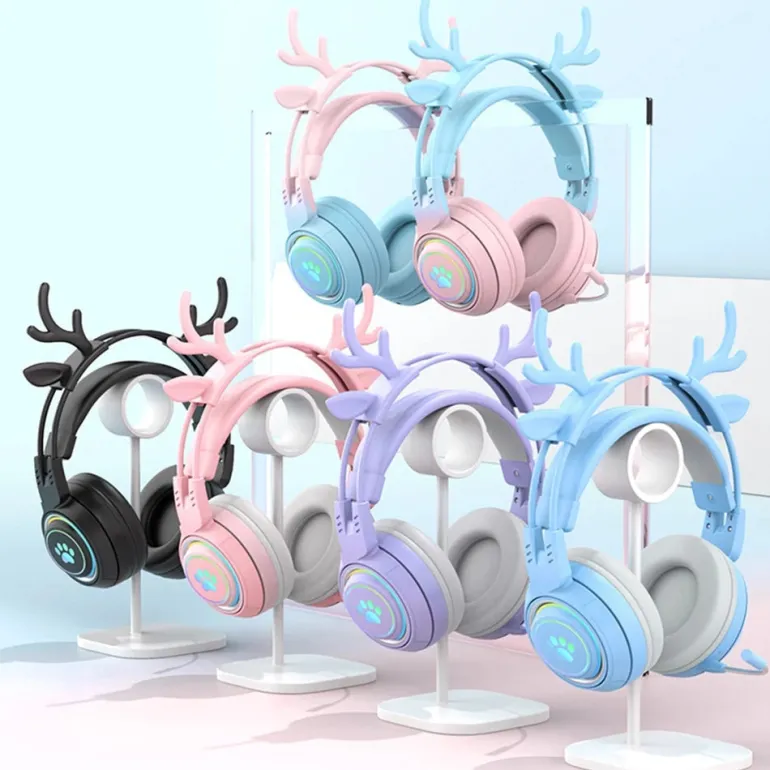 Interchangeable Deer Antler & Neko Headset