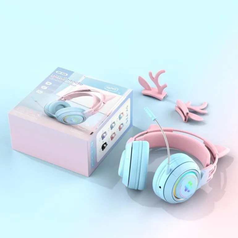 Interchangeable Deer Antler & Neko Headset