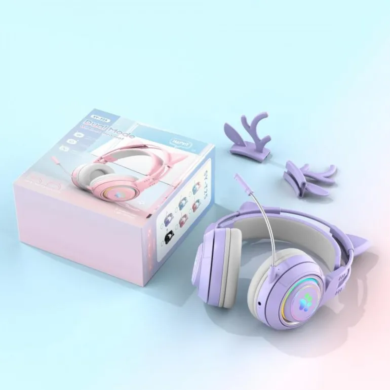 Interchangeable Deer Antler & Neko Headset
