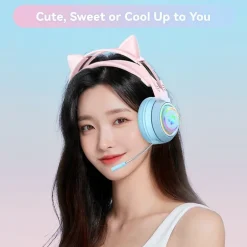 Interchangeable Deer Antler & Neko Headset