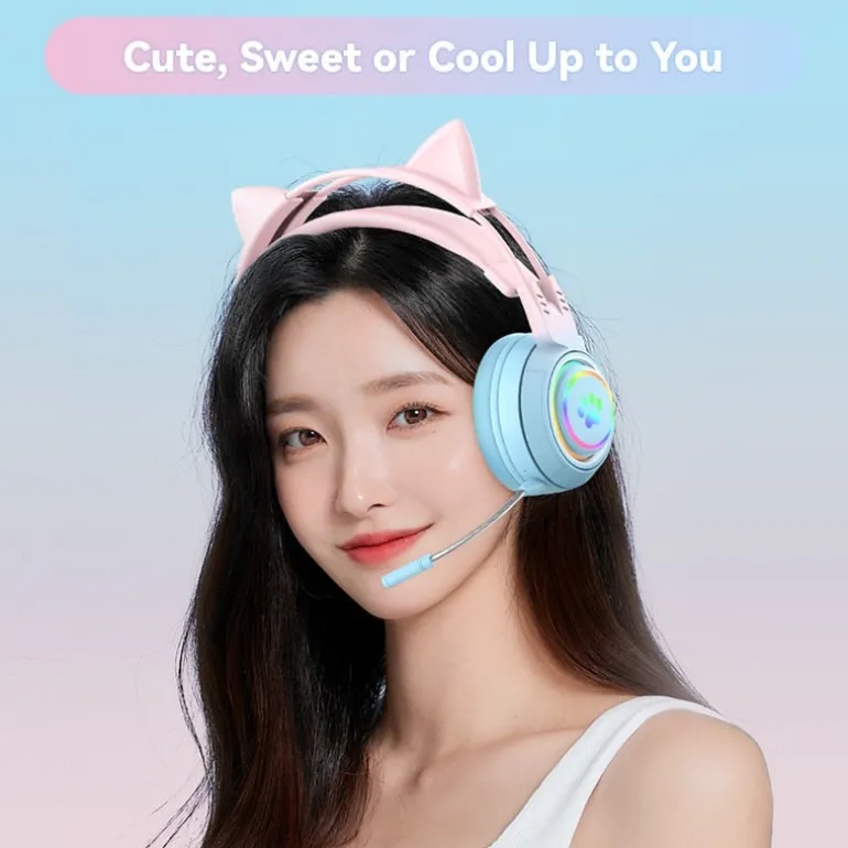 Interchangeable Deer Antler & Neko Headset