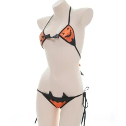Jack-o-lantern Lingerie Set