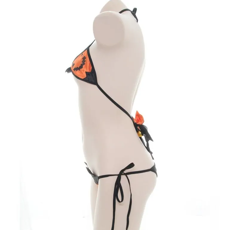 Jack-o-lantern Lingerie Set