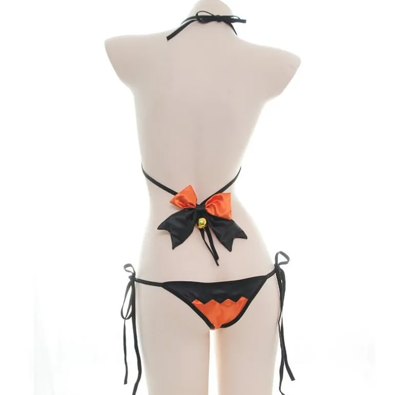 Jack-o-lantern Lingerie Set