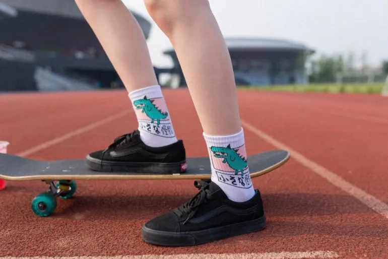 Japanese Dino Socks