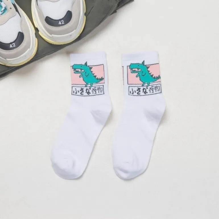 Japanese Dino Socks