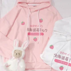 Japanese Strawberry Hoodie