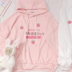 Japanese Strawberry Hoodie
