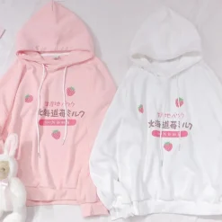 Japanese Strawberry Hoodie