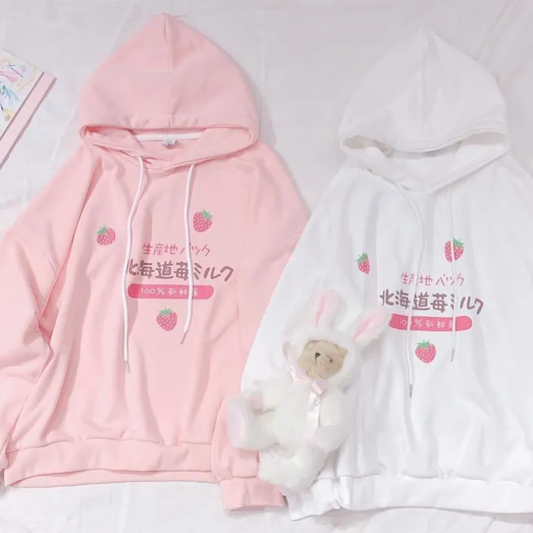 Japanese Strawberry Hoodie