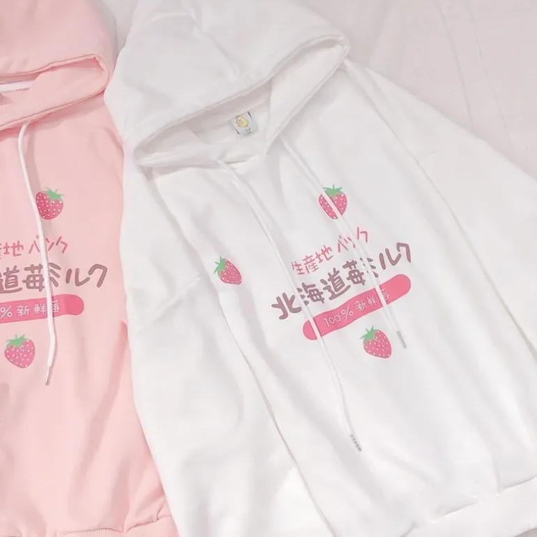 Japanese Strawberry Hoodie