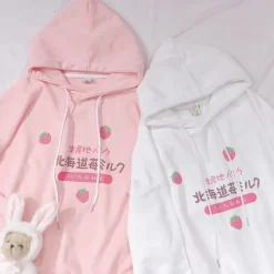 Japanese Strawberry Hoodie
