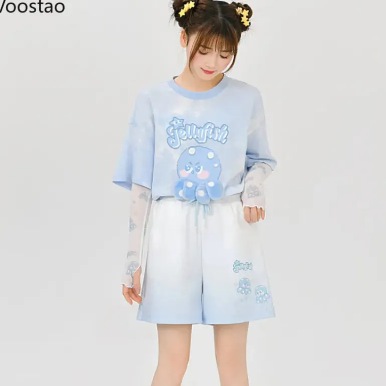 Jellyfish Blue Tee