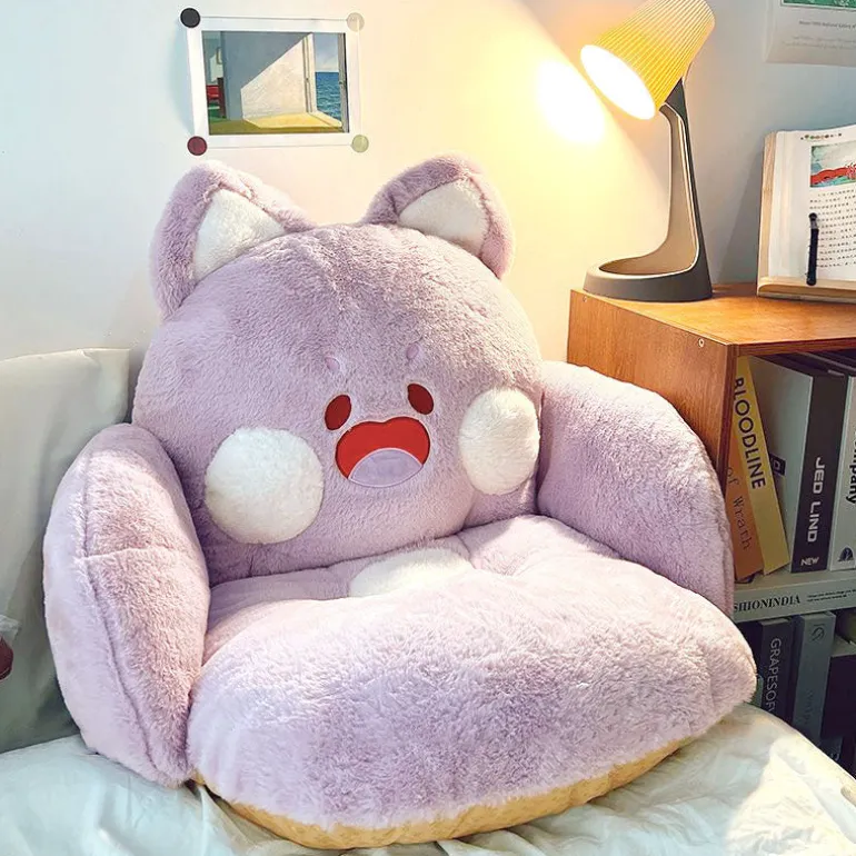 Jumbo Fluffy Cat Seat Cushion