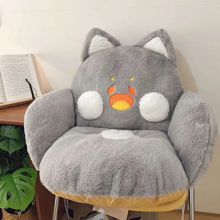 Jumbo Fluffy Cat Seat Cushion