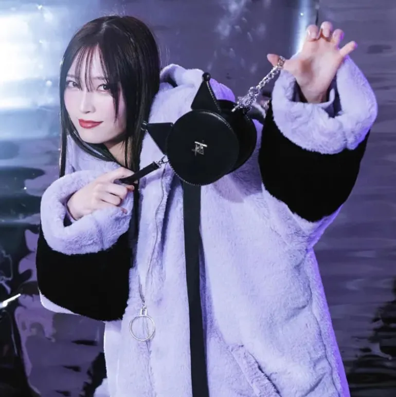 Jumbo Fluffy Pastel Goth Oversized Jacket