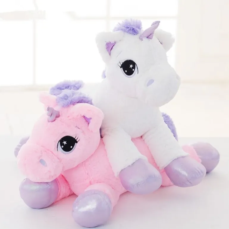 Jumbo Fluffy Unicorn Plush