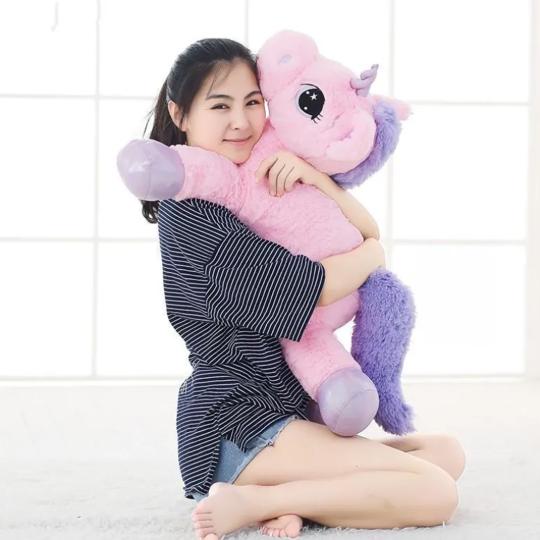 Jumbo Fluffy Unicorn Plush