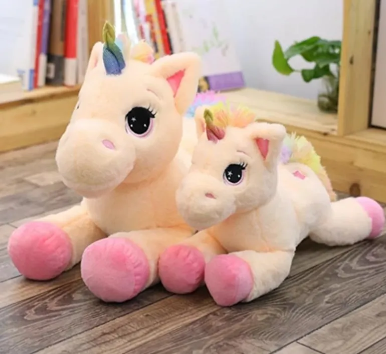 Jumbo Rainbow Unicorn Plush