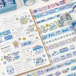 Kawaii Animal Washi Tape Set
