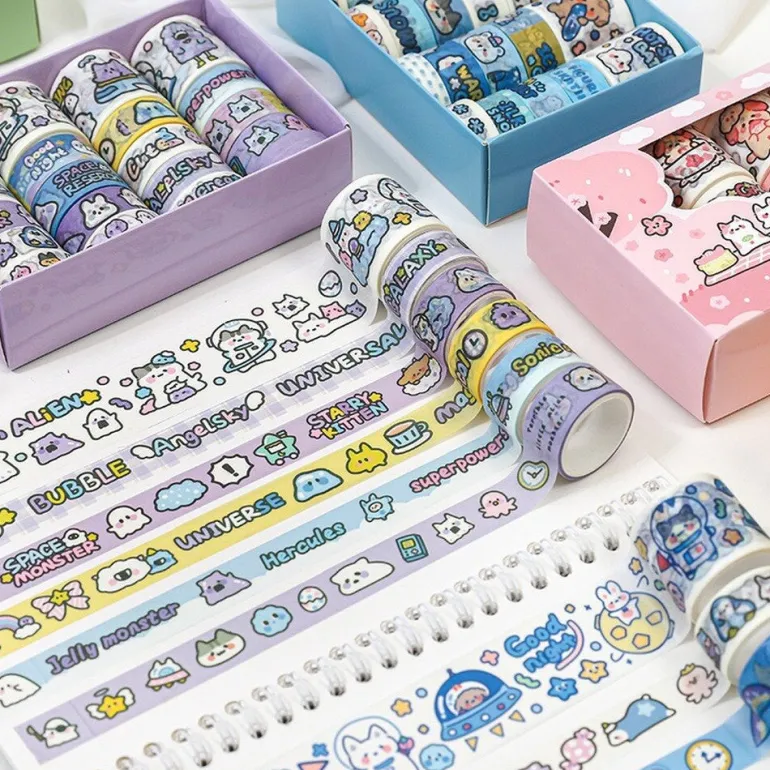 Kawaii Animal Washi Tape Set