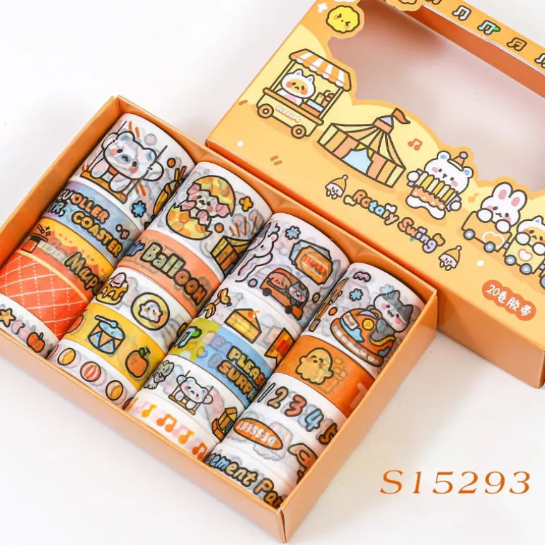 Kawaii Animal Washi Tape Set