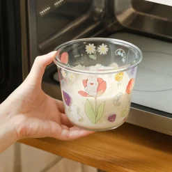 Kawaii Bunny Microwave Glass Bowl With Lid