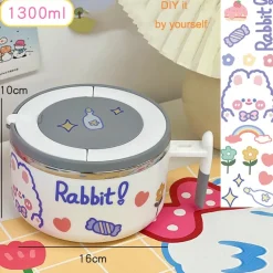 Kawaii Bunny Ramen Bowl
