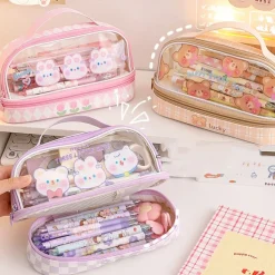 Kawaii Bunny Stationary & Make-up Bag