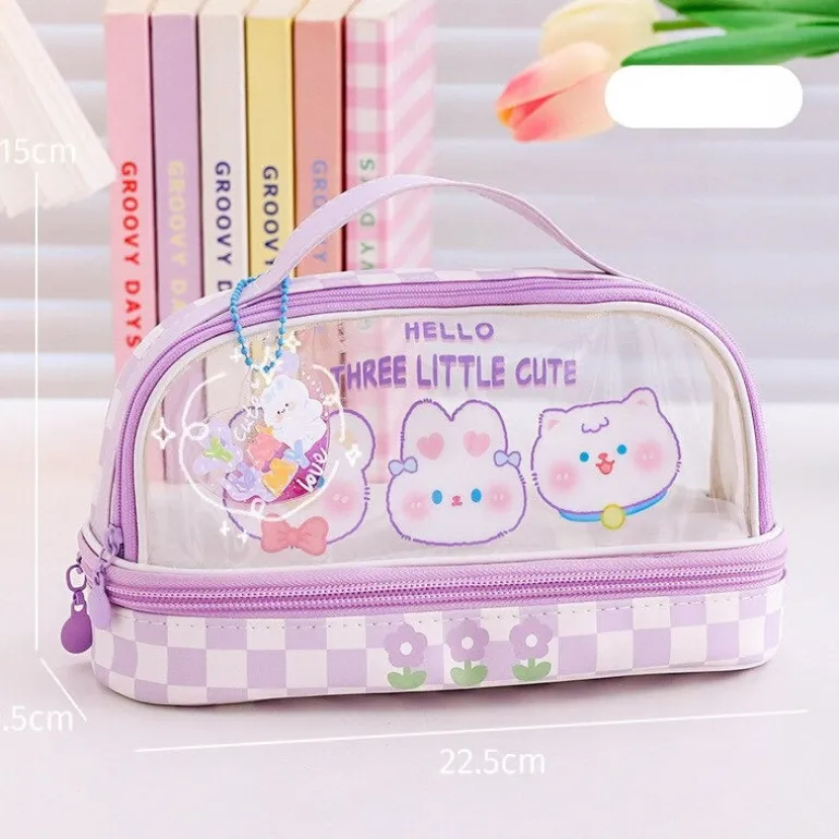 Kawaii Bunny Stationary & Make-up Bag