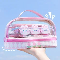 Kawaii Bunny Stationary & Make-up Bag