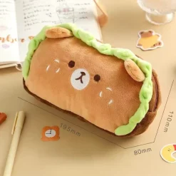 Kawaii Burger Dog Pencil Case