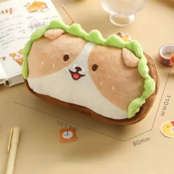 Kawaii Burger Dog Pencil Case