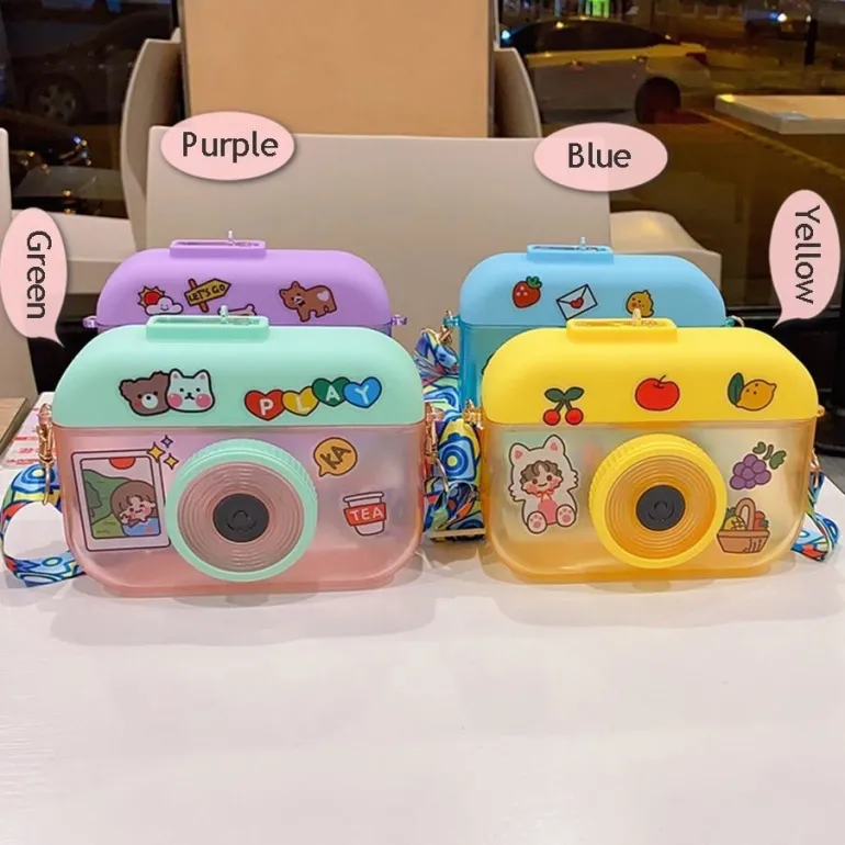 Kawaii Camera Water Bottles