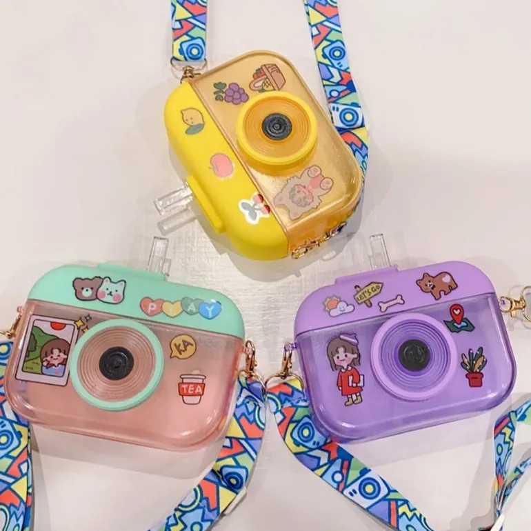 Kawaii Camera Water Bottles