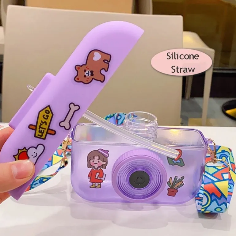 Kawaii Camera Water Bottles