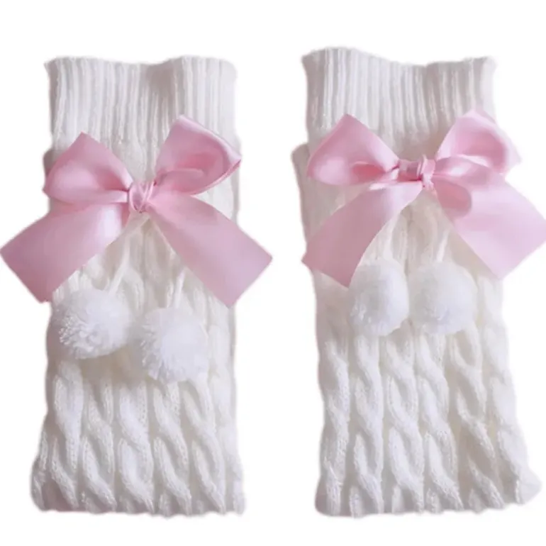 Kawaii Cotton Bow Leg Warmers