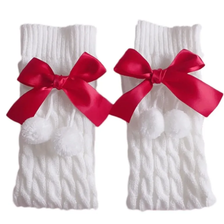 Kawaii Cotton Bow Leg Warmers