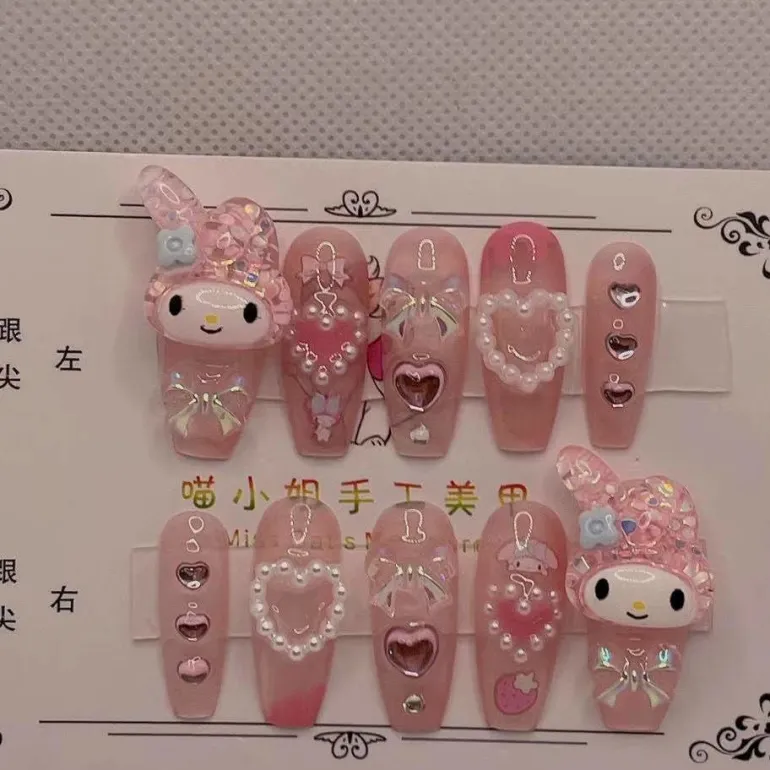 Kawaii Deco Press On Nails
