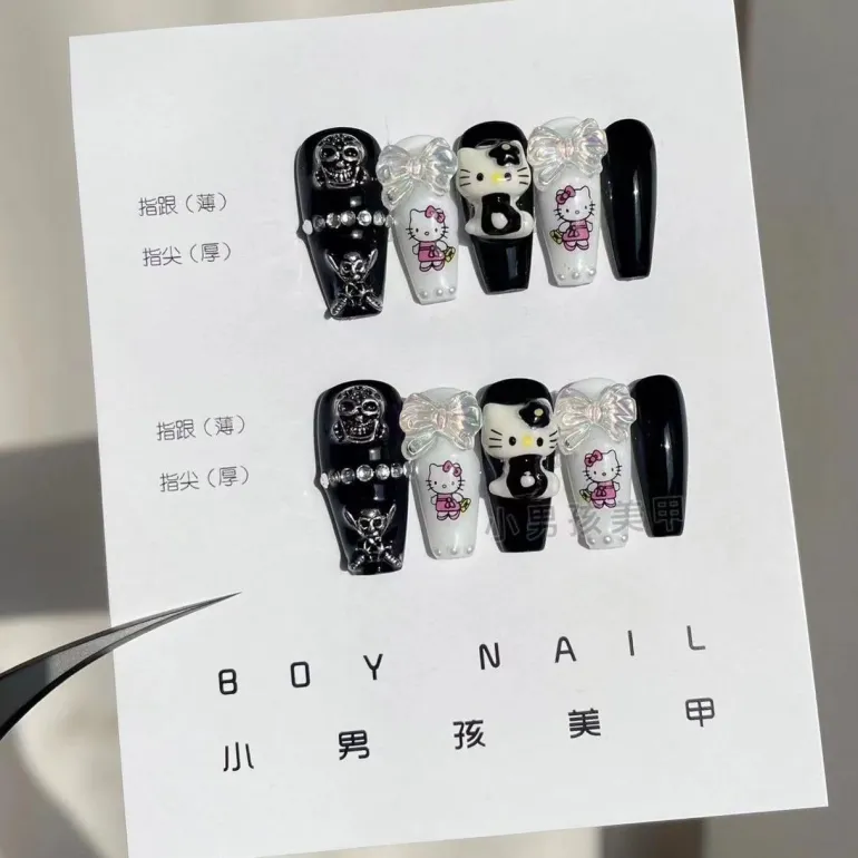 Kawaii Deco Press On Nails