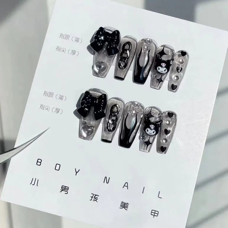 Kawaii Deco Press On Nails