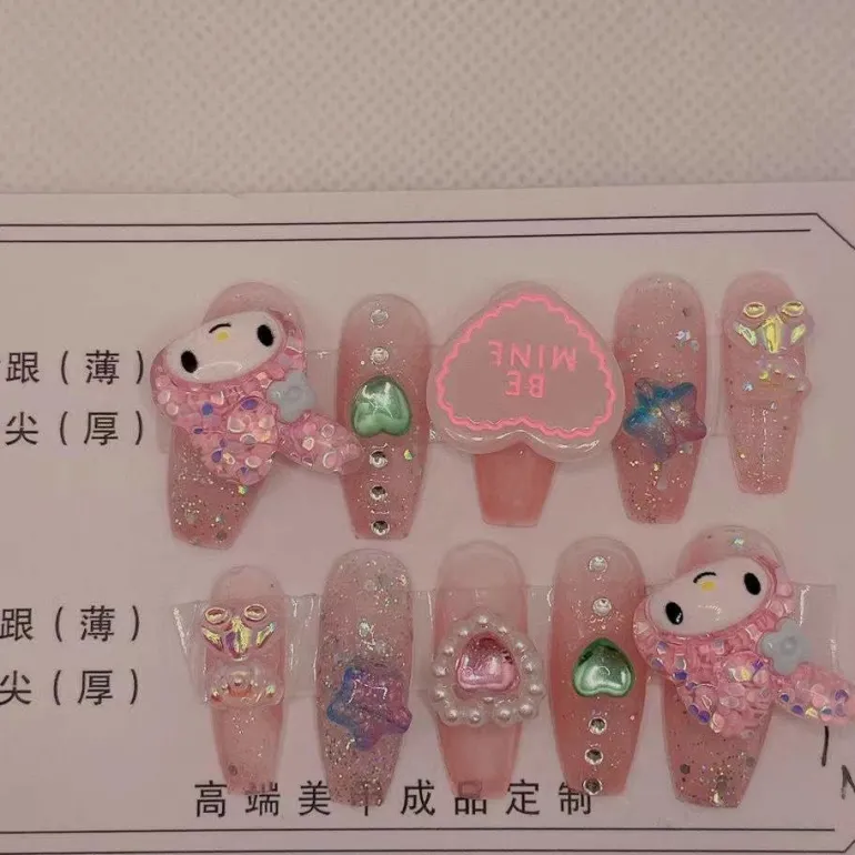 Kawaii Deco Press On Nails