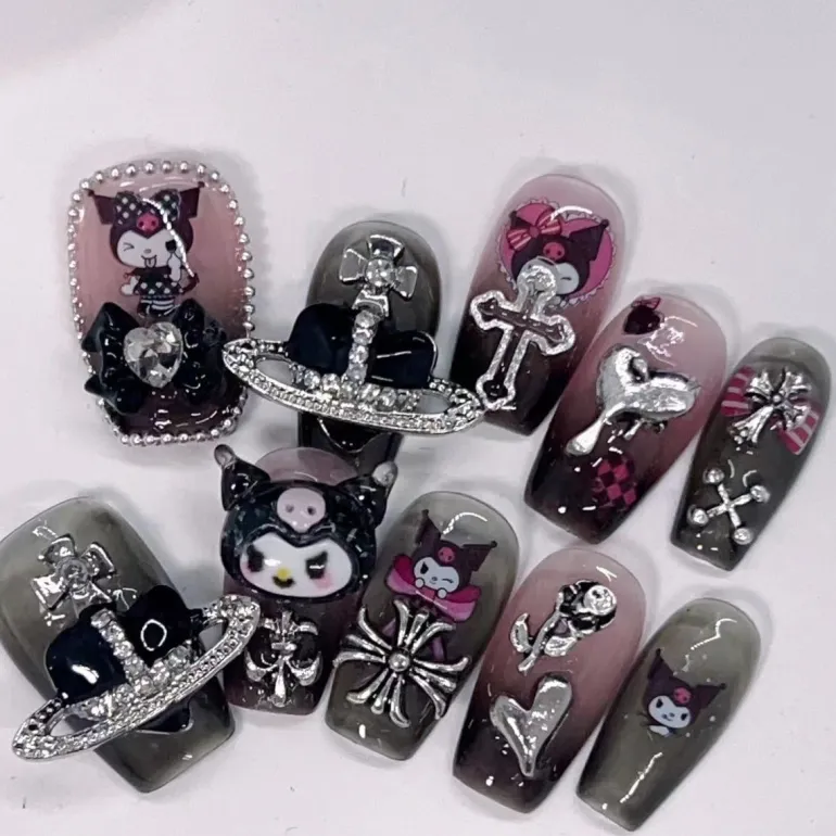 Kawaii Deco Press On Nails