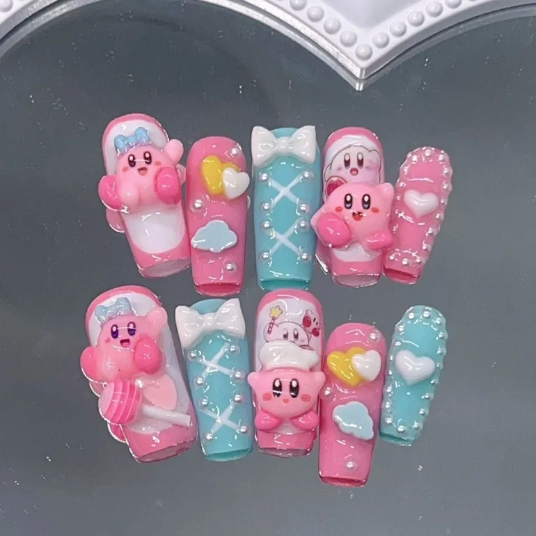 Kawaii Deco Press On Nails
