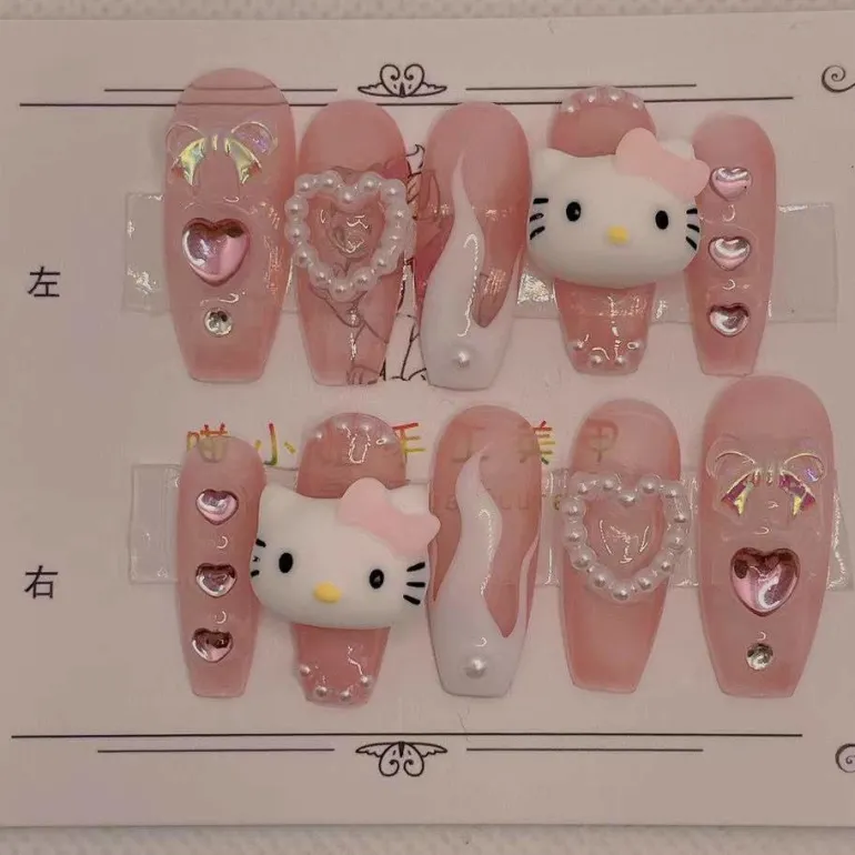 Kawaii Deco Press On Nails